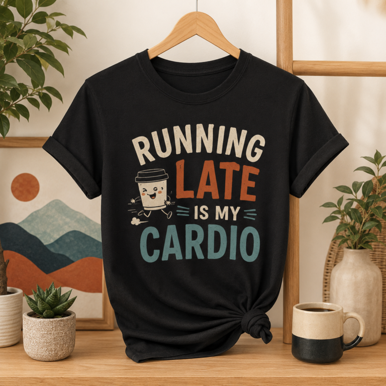 Running Late Is My Cardio T-Shirt