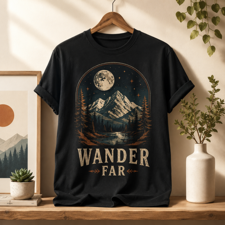 Wander Far Graphic T-Shirt